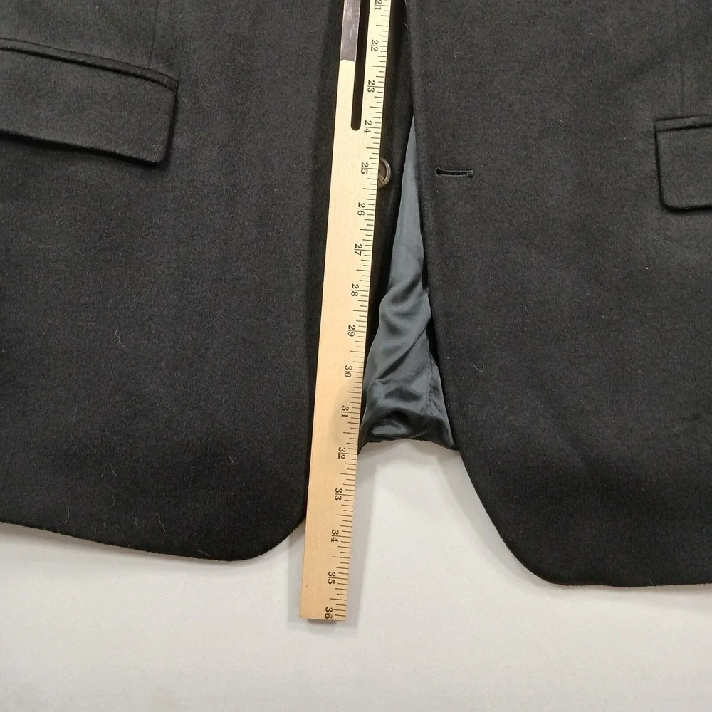 Ralph‎ Lauren Cashmere Sport Coat Mens 48R 50R Black Extremely Soft Blazer